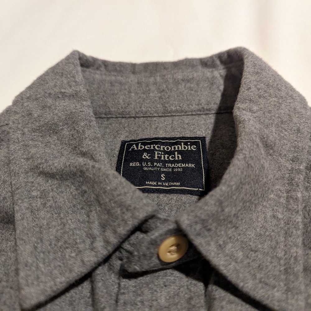 Abercrombie & Fitch Gray Oxford